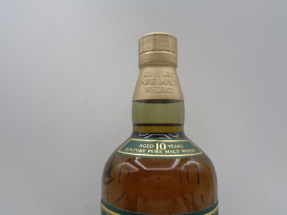 SUNTORY WHISKY サントリー ピュアモルト ウイスキー 山崎 10年