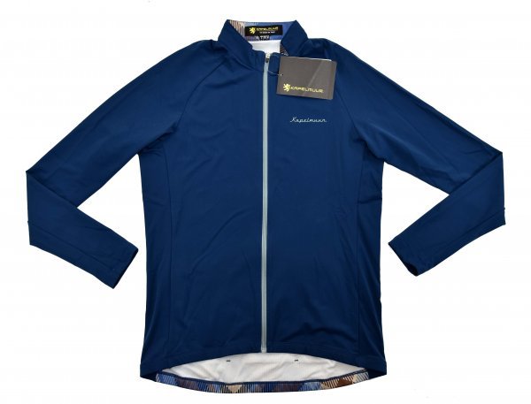 送料無料4☆KAPELMUUR☆カペルミュール 長袖シャツ size:L ブルー お徳用 自転車、サイクリング