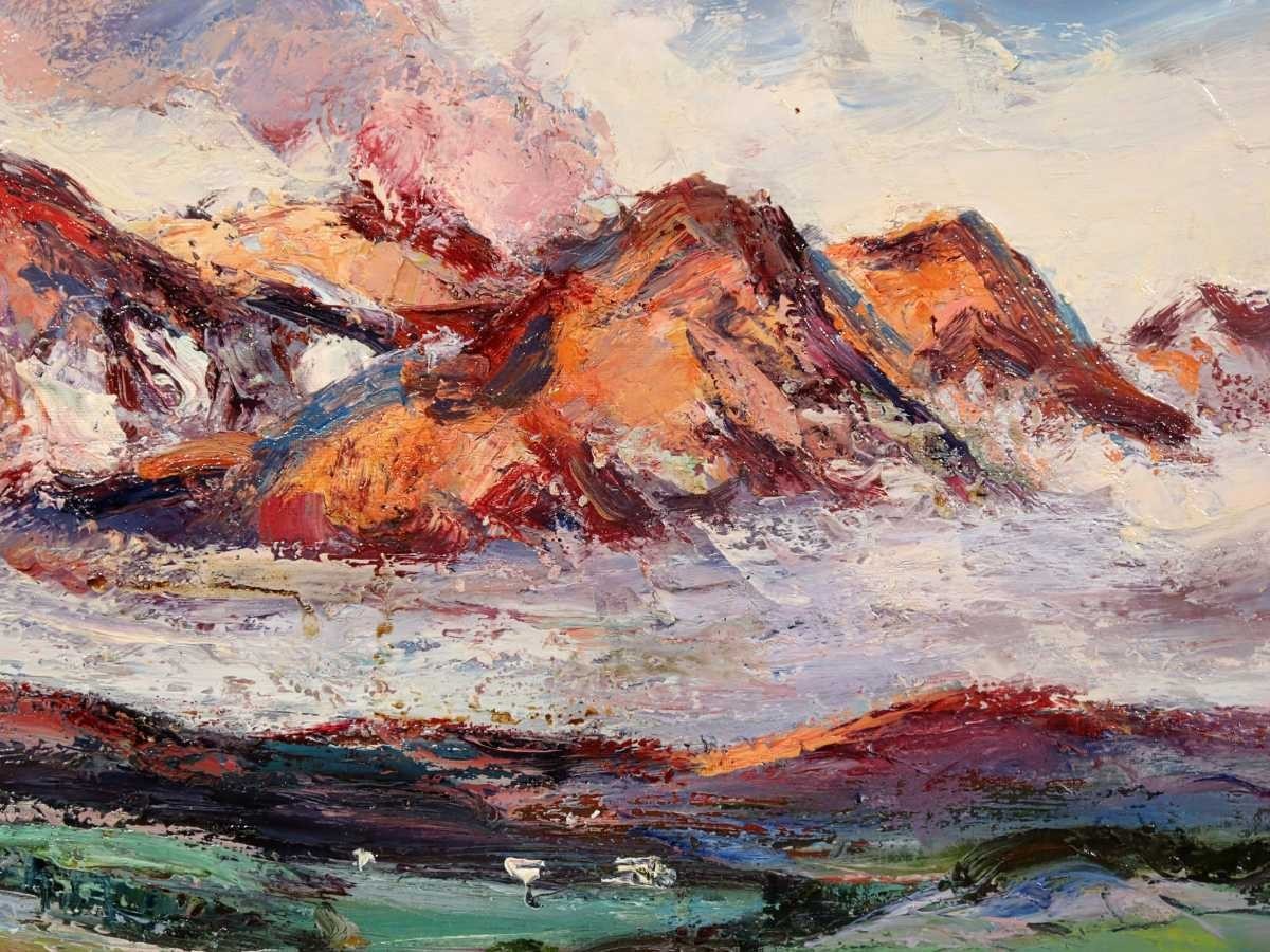 Yahoo!オークション - 真作 小川義二 油彩「阿蘇風景」画寸 45.5 Yahoo!オークション - 真作 小川義二 油彩「阿蘇風景」画寸 45.5