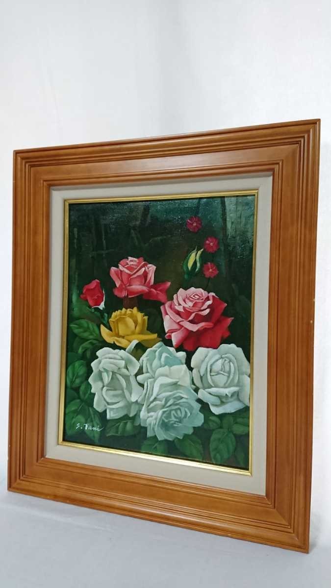 Yahoo!オークション - 真作 谷精一 油彩「薔薇」画寸 32cm×41cm Yahoo!オークション - 真作 谷精一 油彩「薔薇」画寸 32cm×41cm