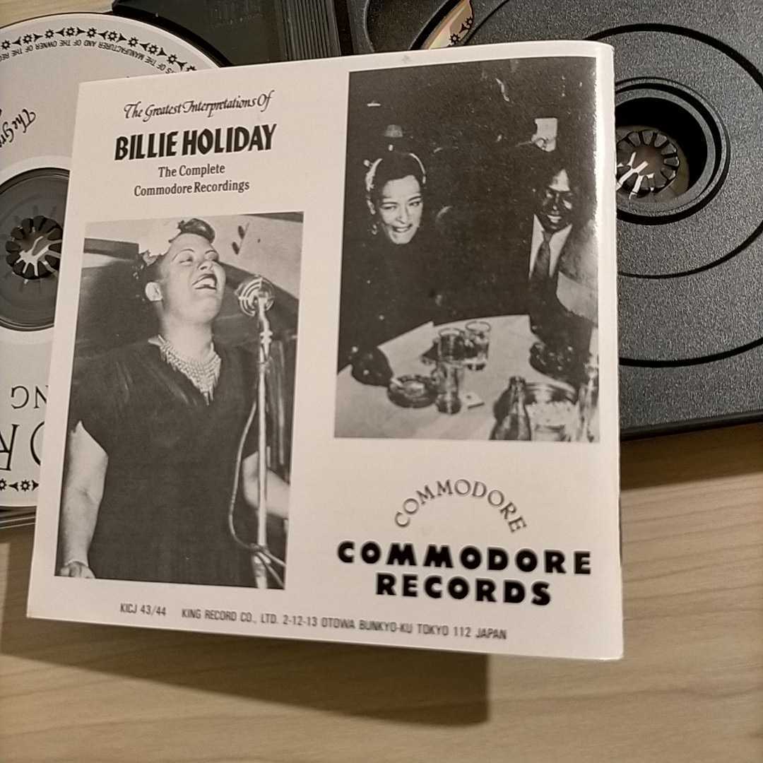 Billie Holiday/奇妙な果実～完全版 Commodore records 中古盤2CD 日本語解説あり 帯び無し 