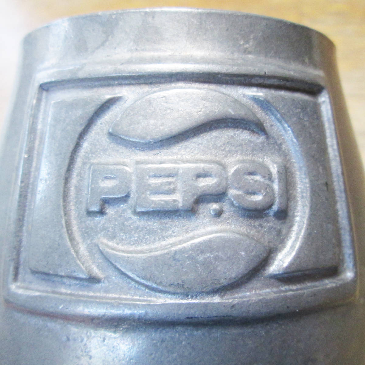 * bargain 2 piece set* rare article rare *PEPSI* Pepsi-Cola pyu-ta- mug / glass /USA Vintage / antique / Space Age / Eames 