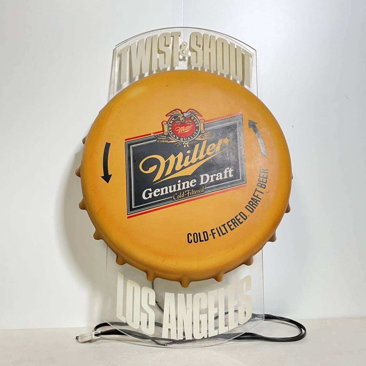 ヴィンテージ Miller Beer ミラービール 電飾-
