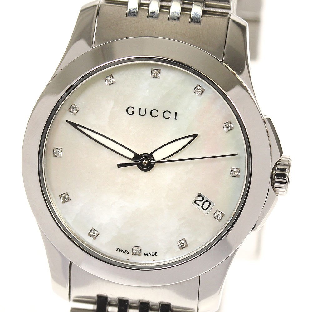 グッチ GUCCI 126.5 ダイヤ 腕時計 www.htdent.com