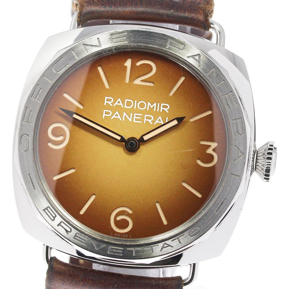 PANERAI パネライ 本革製 レザー 携帯用 ケース クラッチバッグ 黒