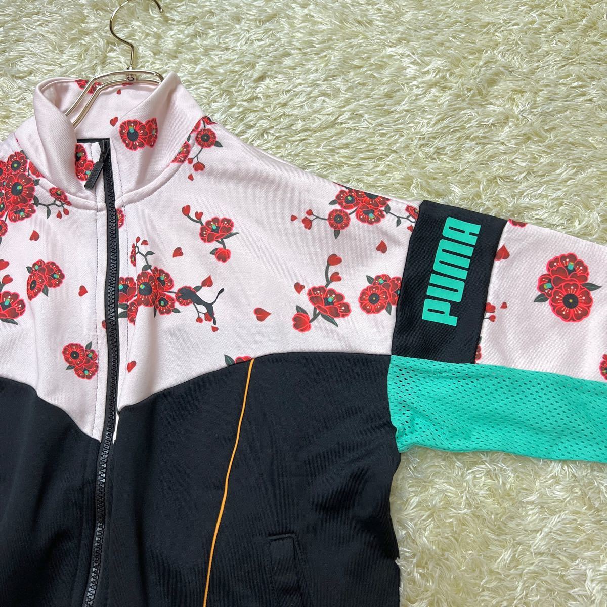 美品】PUMA SUE TSAI プーマ スーツァイ コラボ ジップパーカー ピンク
