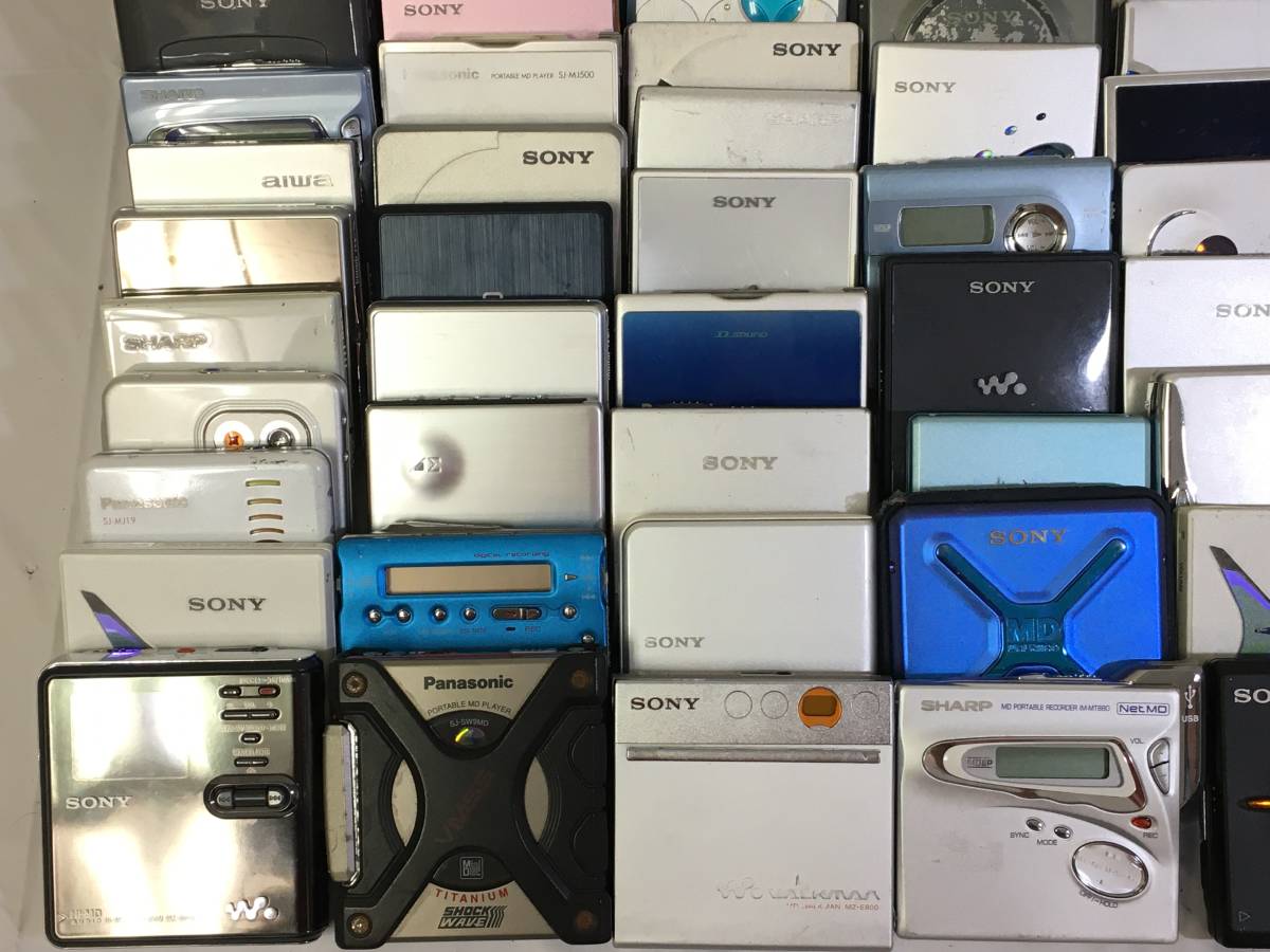 C229 ポータブルMDプレーヤー 100台 まとめ売り SONY Hi-MD WALKMAN