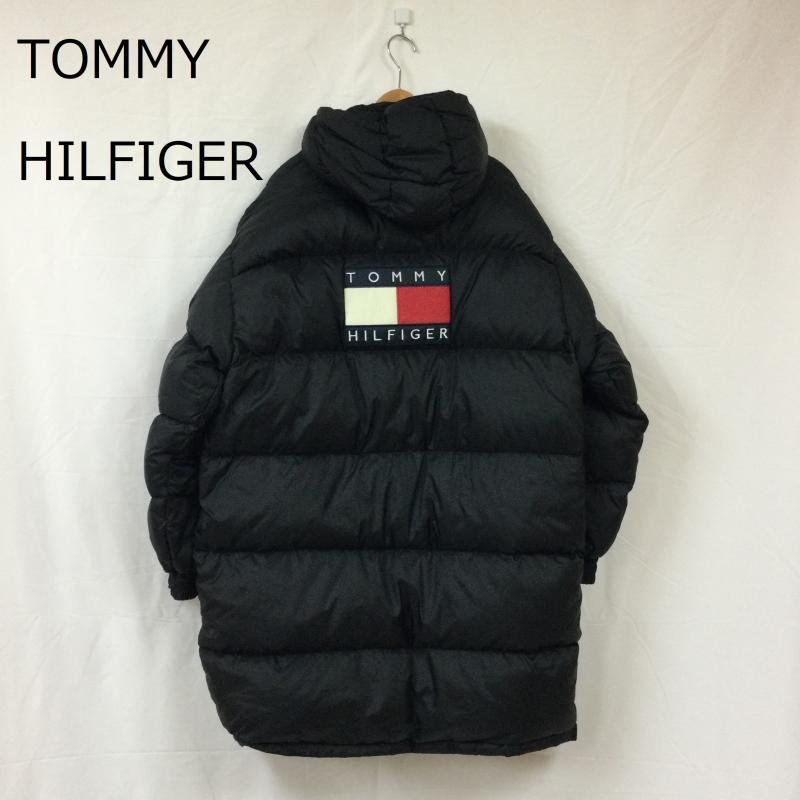 最大12%OFFクーポン HILFIGER TOMMY トミーヒルフィガー トミーヒルフィガー ブラック 黒 L コート コート ダウンコート  デッドストック タグ付き コート