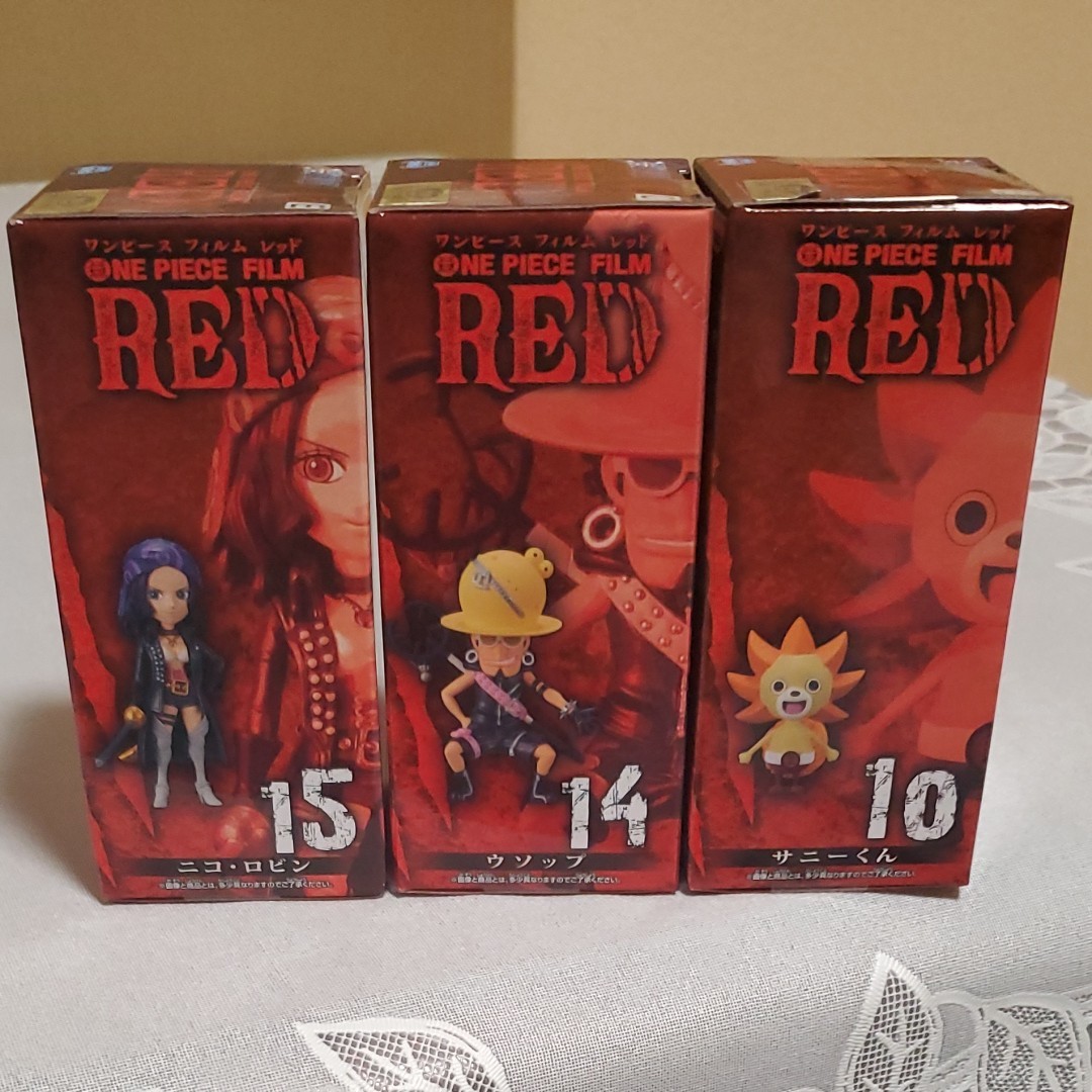 ONE PIECE FILM RED DXF 　ワンピース　ルフィ　フィギュア　ウソップ　サニーくん　ロビン