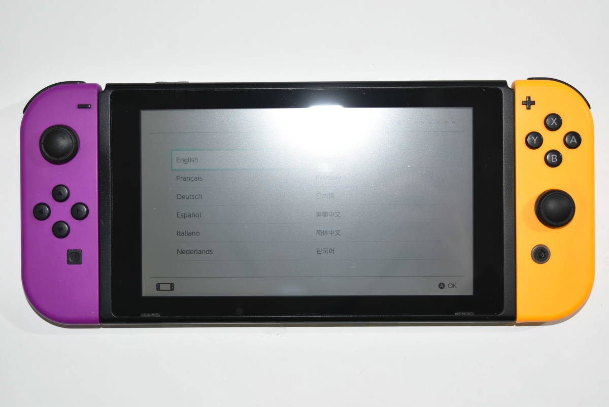 25M Nintendo Switch XKJシリーズ 本体 ジョイコン ネオンオレンジ・ネオンパープルに変更済み ニンテンドースイッチ 本体 25M Nintendo Switch XKJシリーズ 本体 ジョイコン ネオンオレンジ・ネオンパープルに変更済み ニンテンドースイッチ 本体