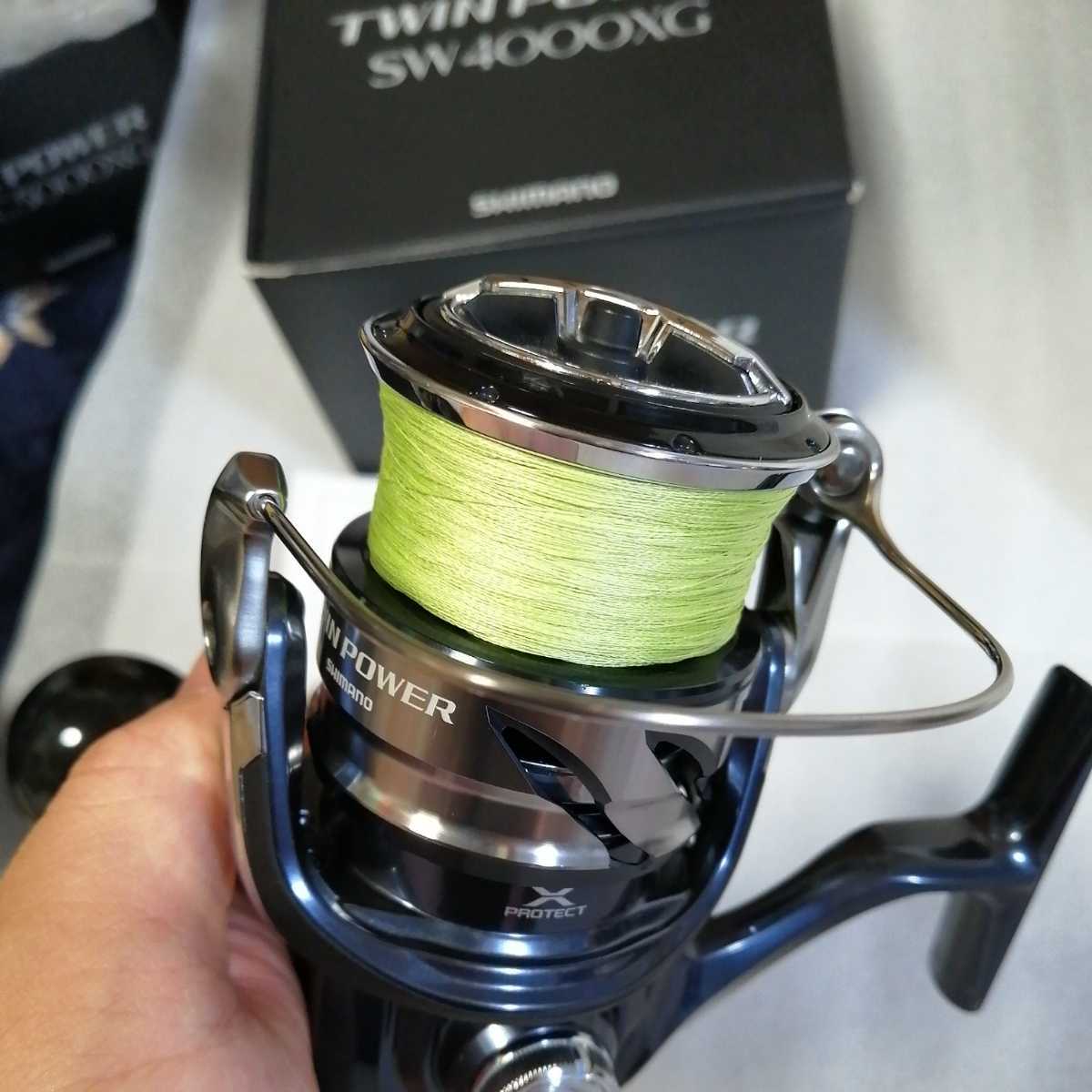 超大特価 21 美品 5000 シマノ 21ツインパワーSW 4000XG 4000XG sw