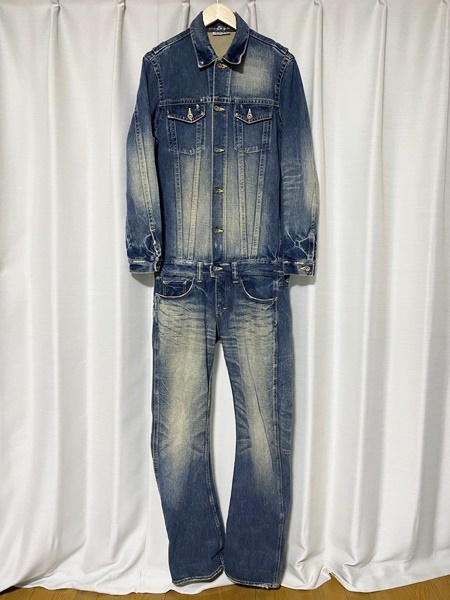  красивая вещь ☆【AZ by junhashimoto】 Denim   полностью  ... M  переход   костюм  0-001 ... ...