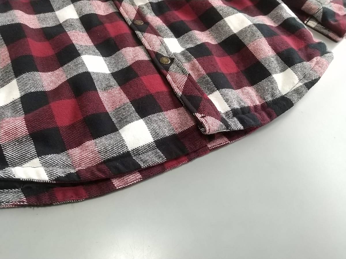 ★美品★中古★ディッキーズ ジャケット チェック 赤 Sサイズ★Dickies レッド アウター ストリート スケーター★_画像4