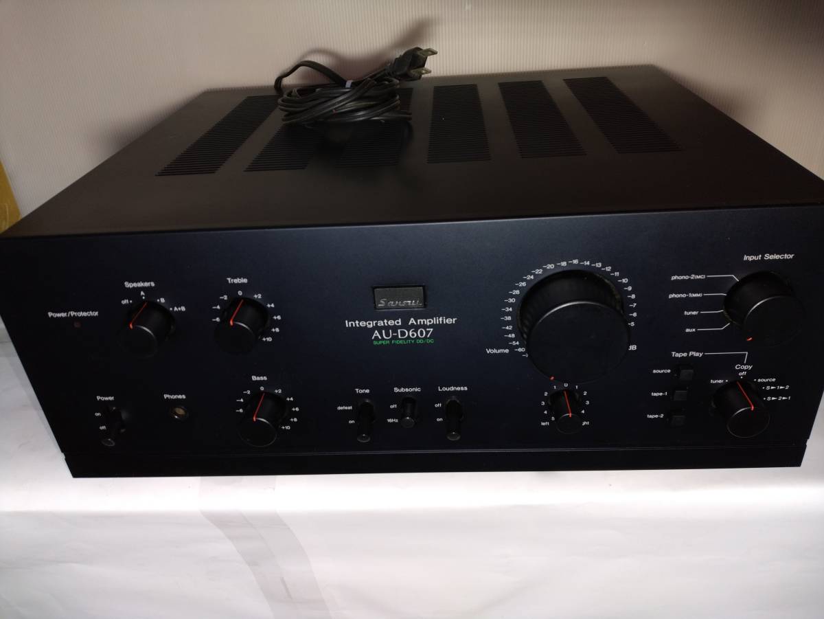 SANSUI プリメインアンプ AU-D607 動作品です!! linadent.ru