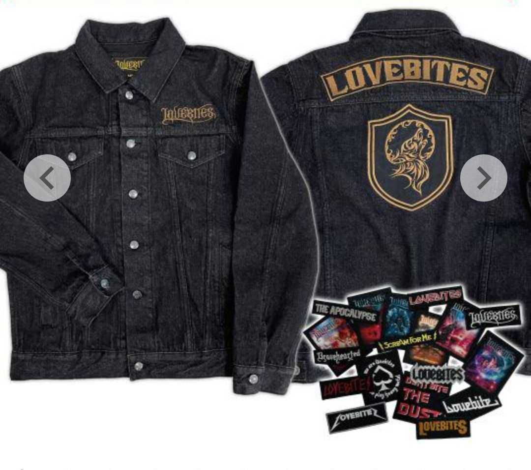 Lサイズ LOVEBITES FC特典付 5周年記念デニムジャケット ワッペン別途 ...