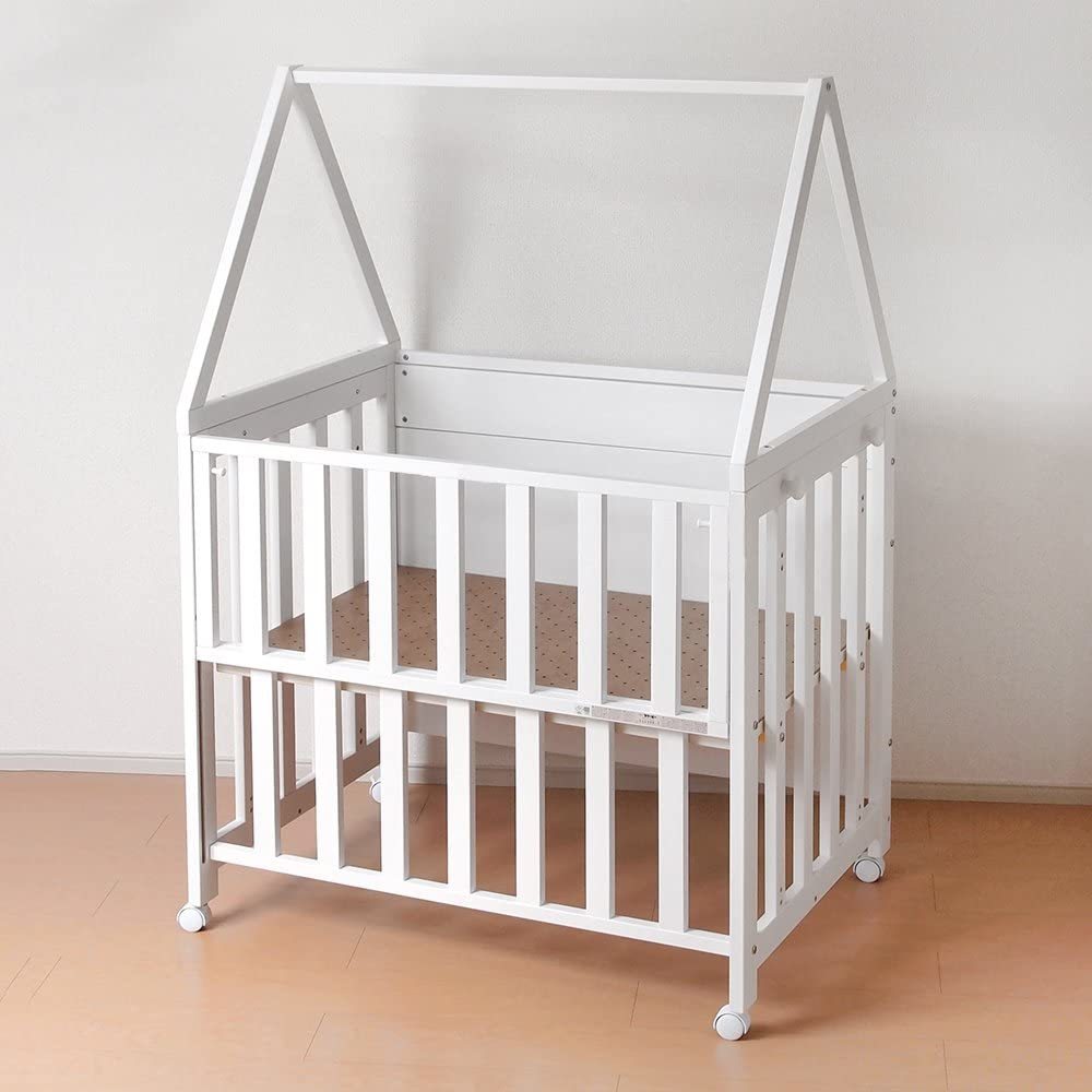  новый товар не использовался [10mois(timowa)] детская кроватка Canopy Mini bed & стол 