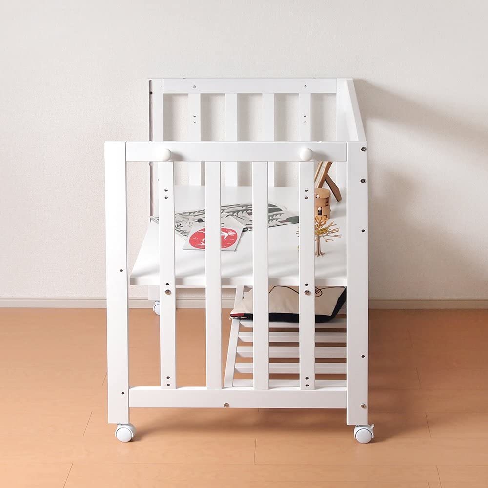  новый товар не использовался [10mois(timowa)] детская кроватка Canopy Mini bed & стол 