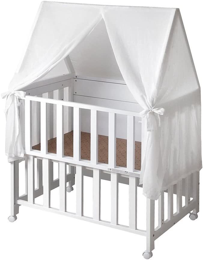  новый товар не использовался [10mois(timowa)] детская кроватка Canopy Mini bed & стол 