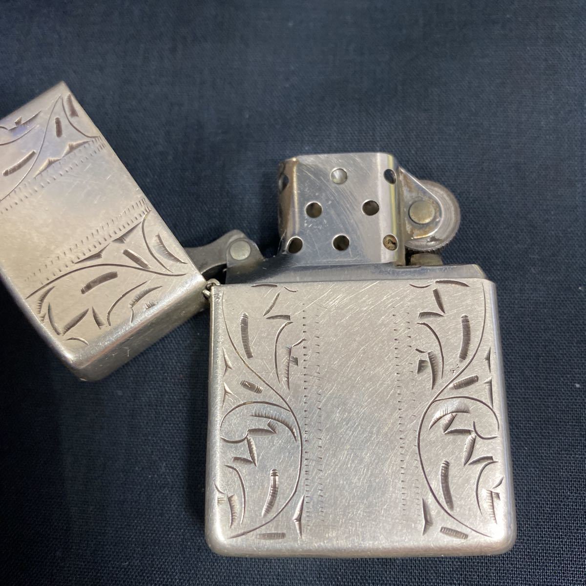 手彫純銀zippo_画像3