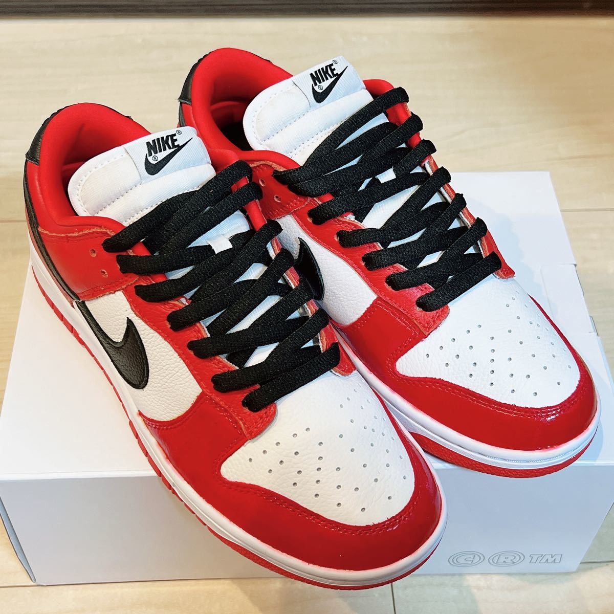 カスタム【新品】28cm NIKE BY YOU DUNK LOW CHICAGOカラー