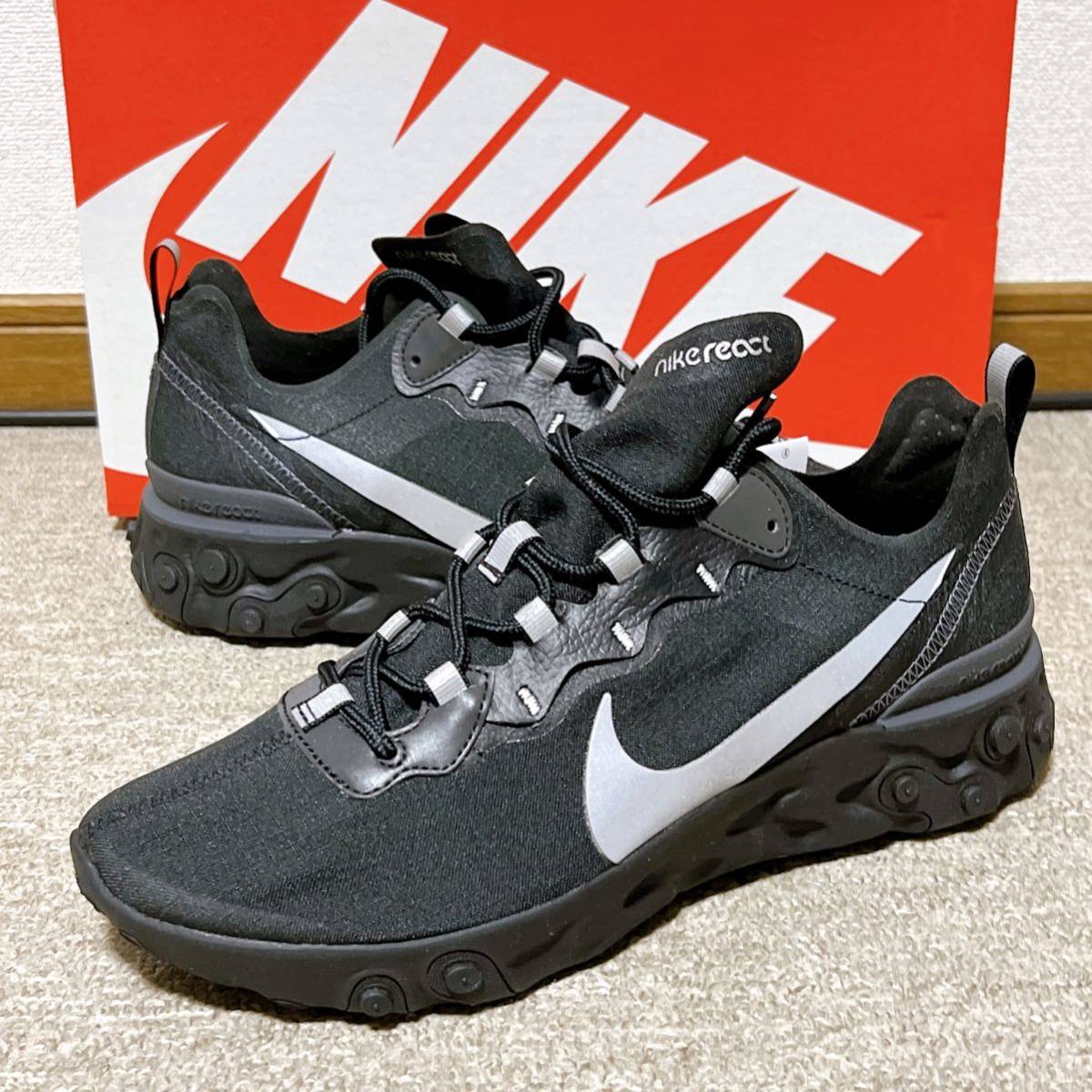 新品未使用】27 5cm NIKE ナイキ REACT ELEMENT 55 SE ナイキ リアクト