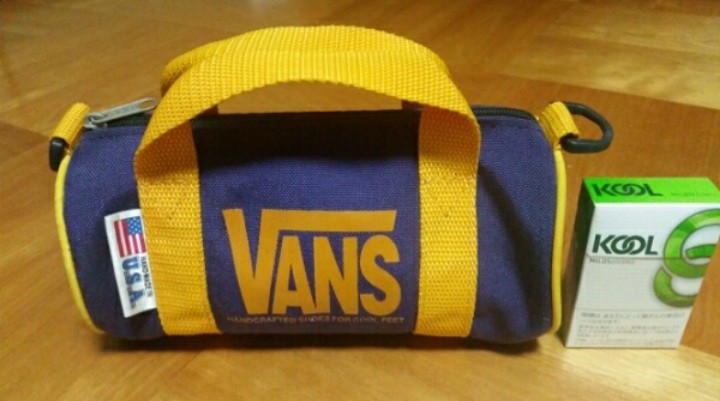 白木/黒塗り 激レア!!VANS ミニ ドラムバッグ USA製 ポーチ | www