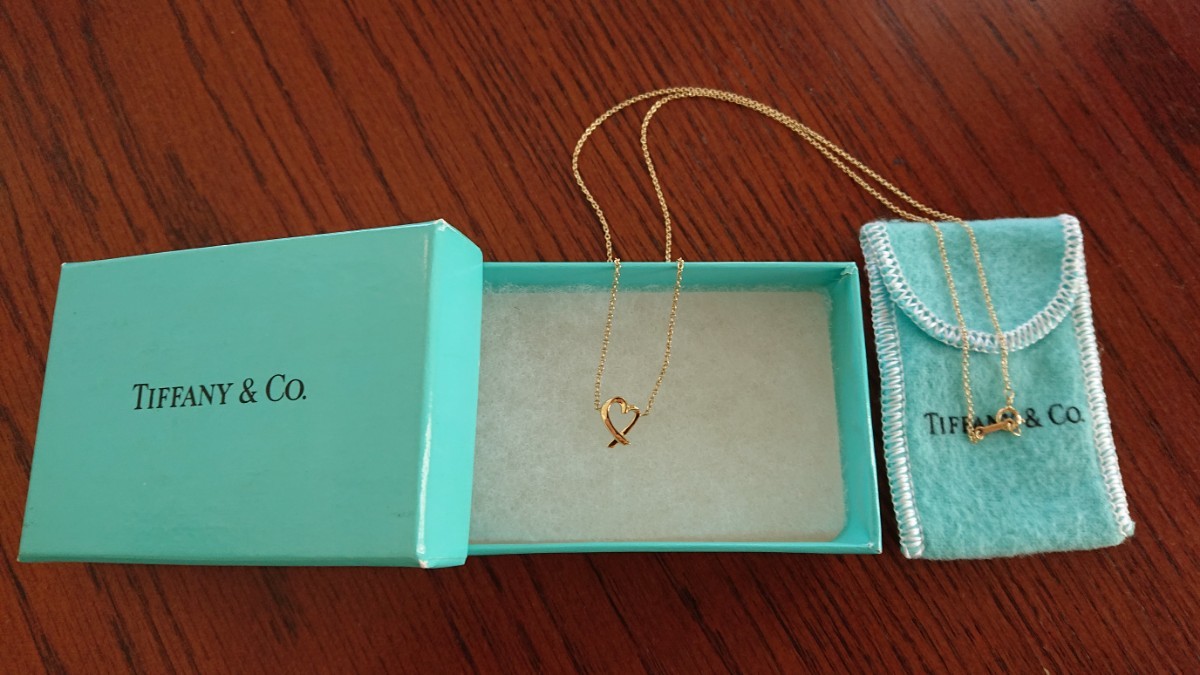Tiffany ティファニー ラビングハート ペンダント パロマピカソ ゴールド