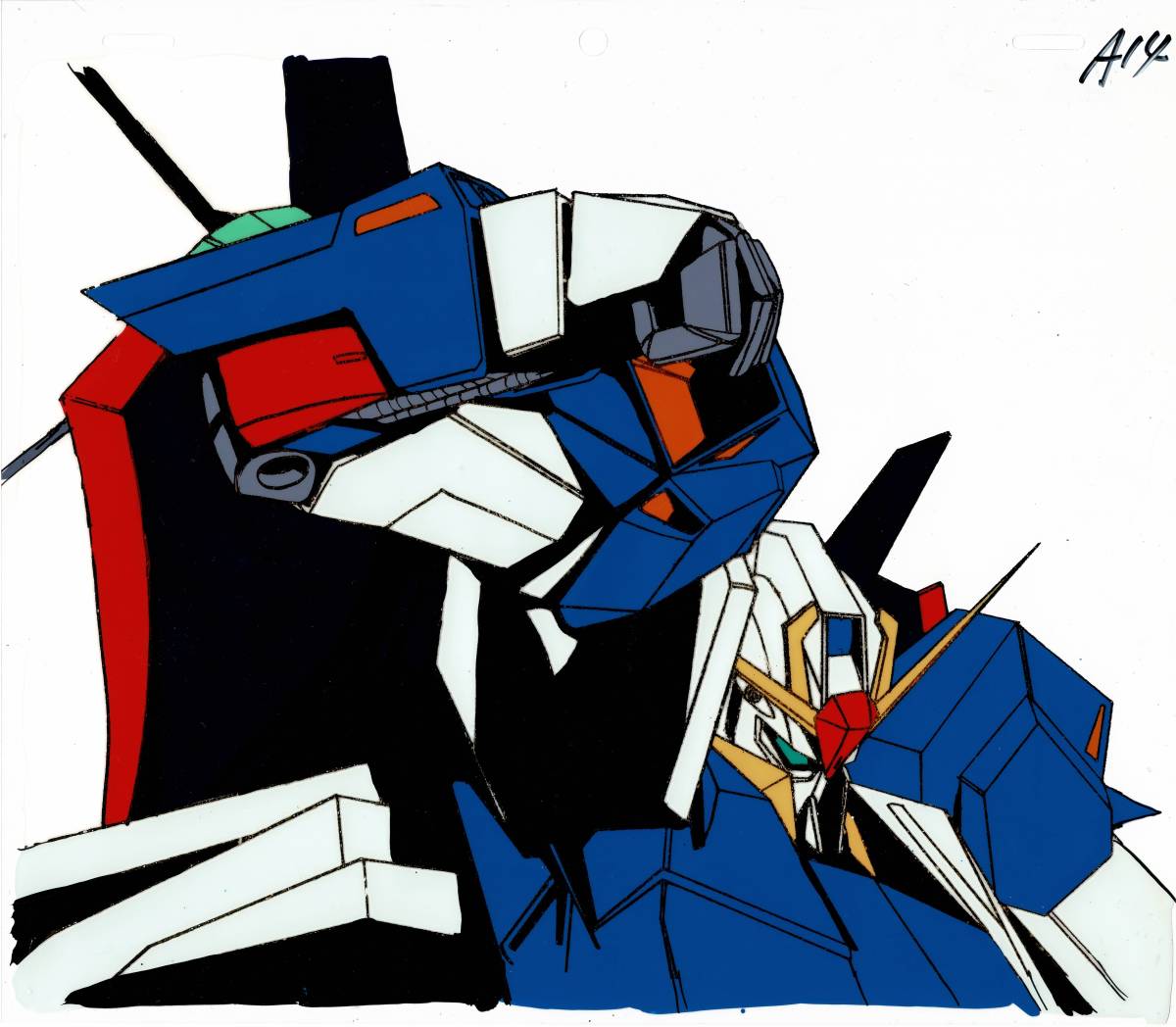 機動戦士Ζガンダム Ζガンダム MSZ-006 セル画 背景画 矢立肇 機動戦士Ζガンダム Ζガンダム MSZ-006 セル画 背景画 矢立肇