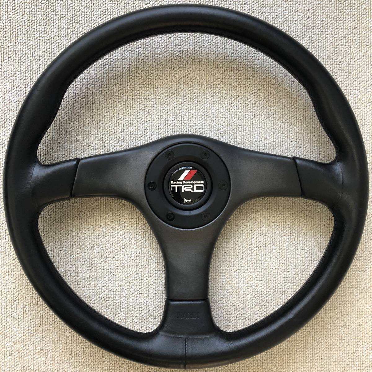 NARDI ナルディ ガラ3 タイプ4 ステアリング 365mm TRD ホーンボタン モモ Personal トヨタ AE86 土屋圭市 ドリキン  TOM'S トムズ パーツ