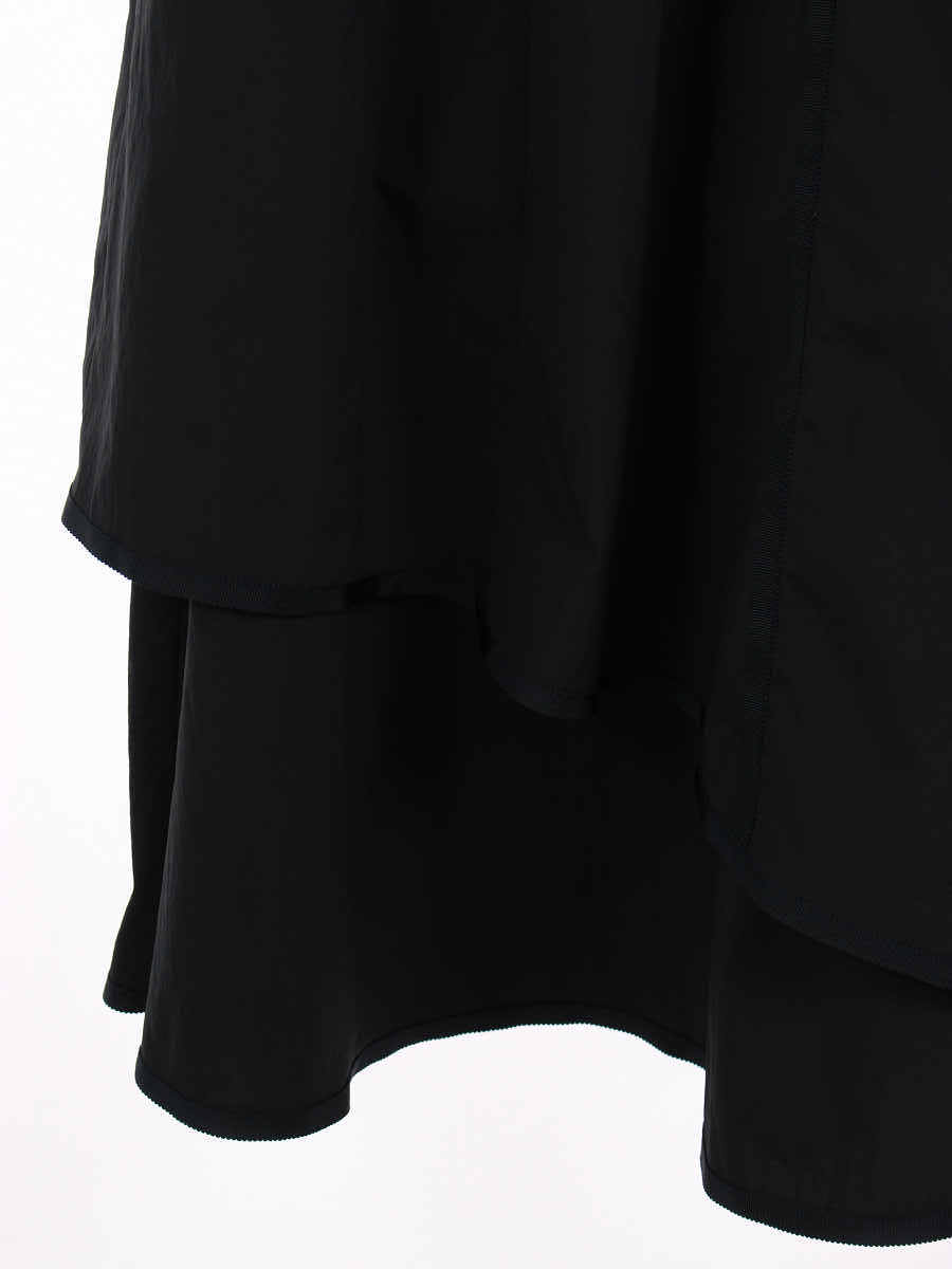 エムズグレイシー ワンピース アシンメトリーリラックスドレス リボン 半袖 36_画像3
