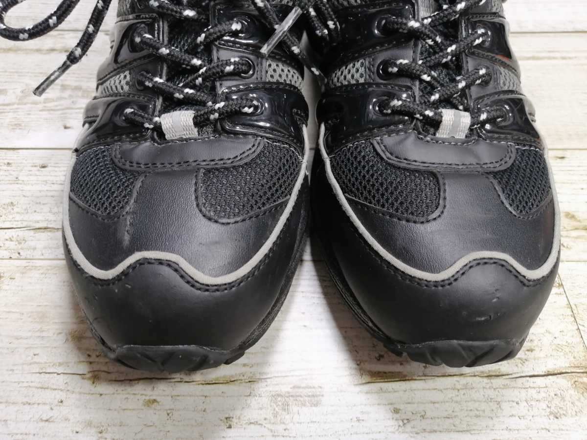 即決 安全靴 25.0cm ブラック 黒 バイクシューズ バイクブーツ ライティングブーツ ライティングシューズ ブーツ ツーリング _画像3