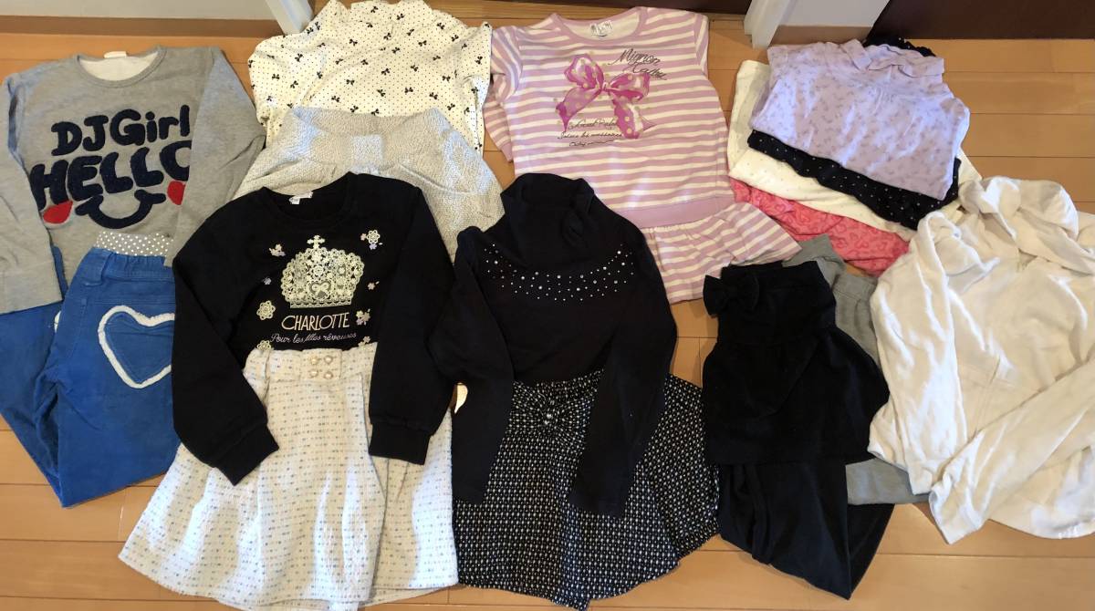 返品?交換対象商品】 女の子服セット売り 10枚 ブランド色々写真見てね