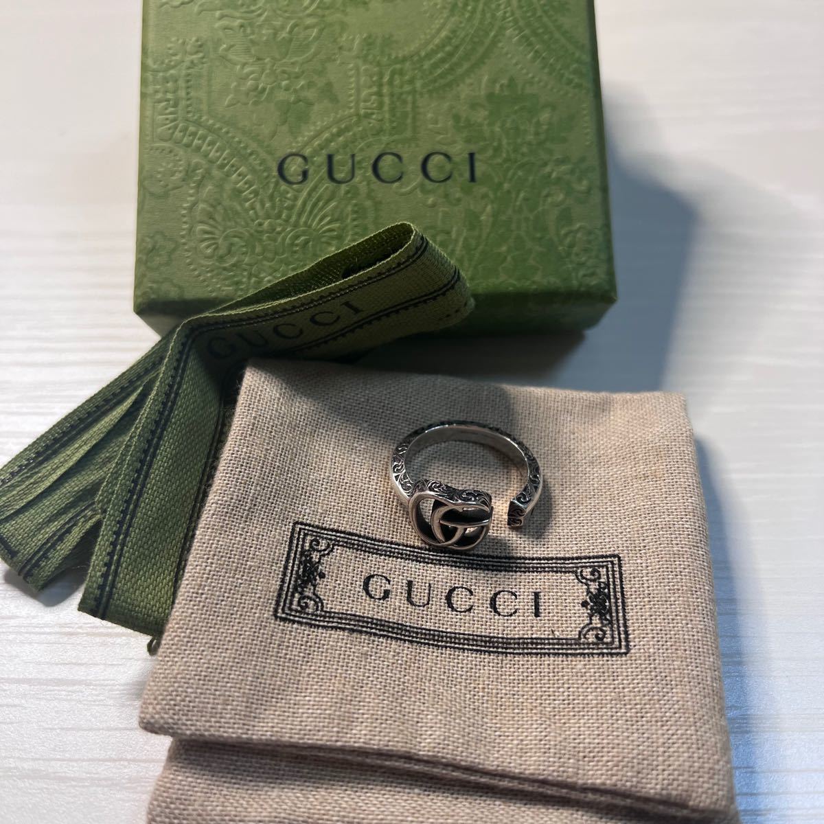 GUCCI ダブルG キーリング 18号|PayPayフリマ