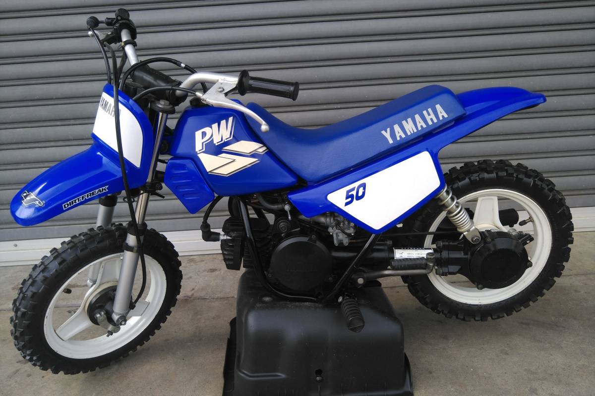 ヤマハ　ｐｗ５０中古車美品　装備セット　モトクロス　オフロード　ミニモト　ｃｒｆ　ｔｔ　ｄｒｚ　ｋｌｘ　ｋｔｍ_画像3