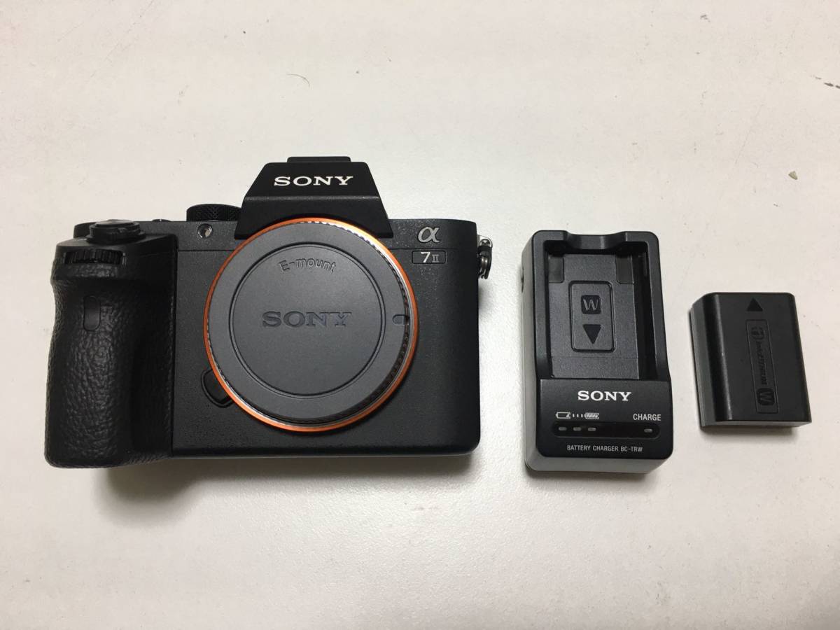 K5 動作美品 ソニー アルファ α7 II ボディ ILCE-7M2 バッテリー 充電