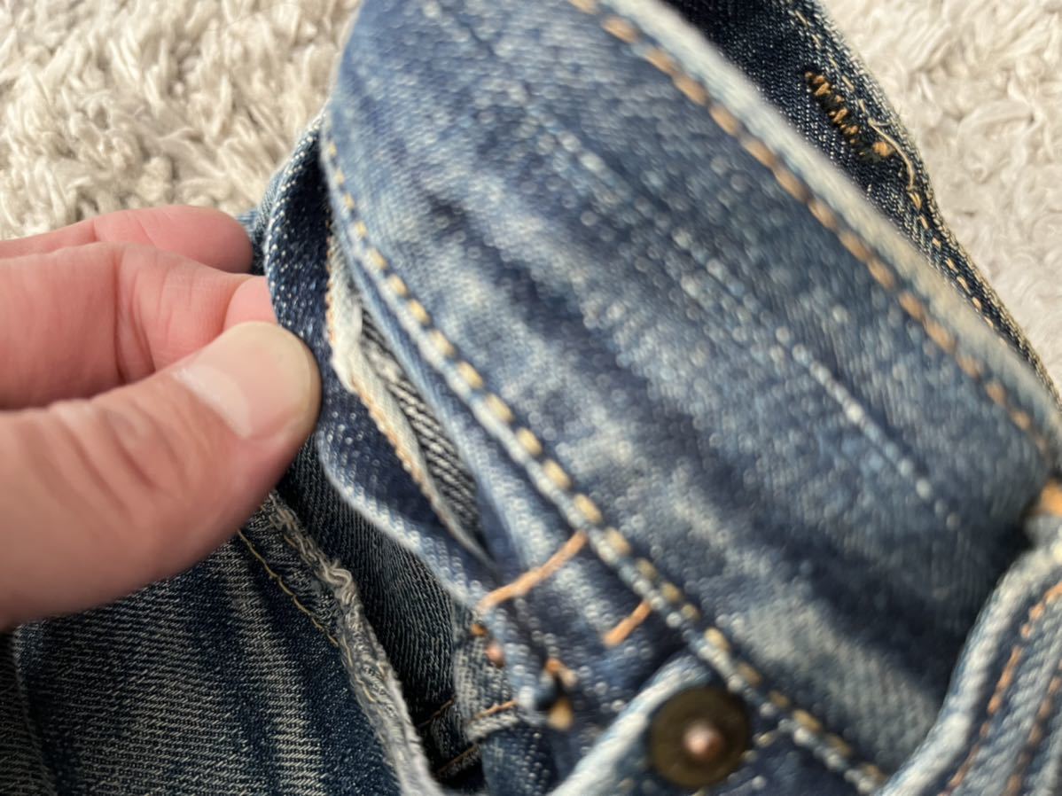 1940s Vintage LEVI'S 501XX Denim Pants BIG E One Side 1940年代
