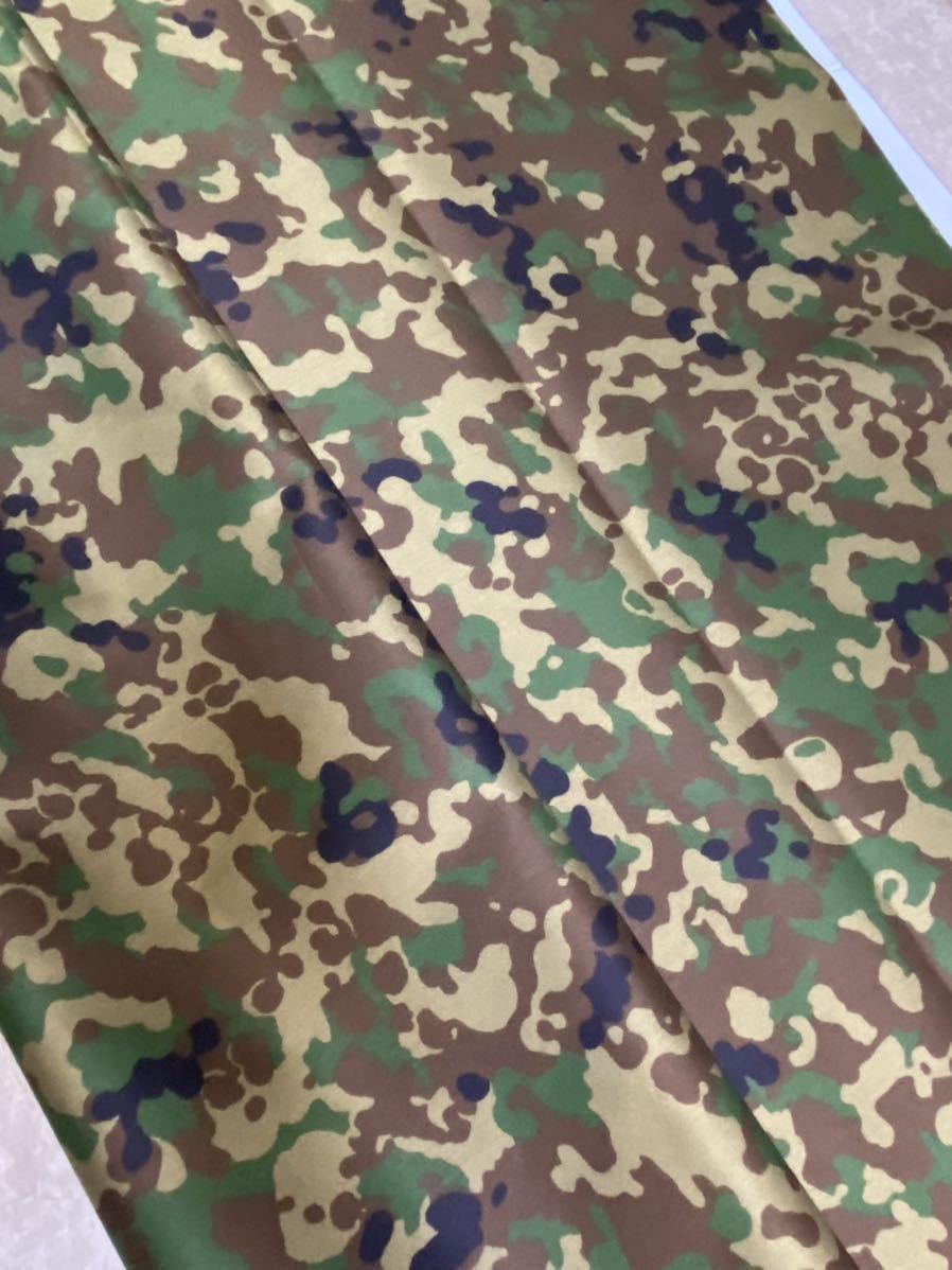 陸上自衛隊 迷彩 布地 防水 防水コーティング 143cm幅 約5m 戦闘服