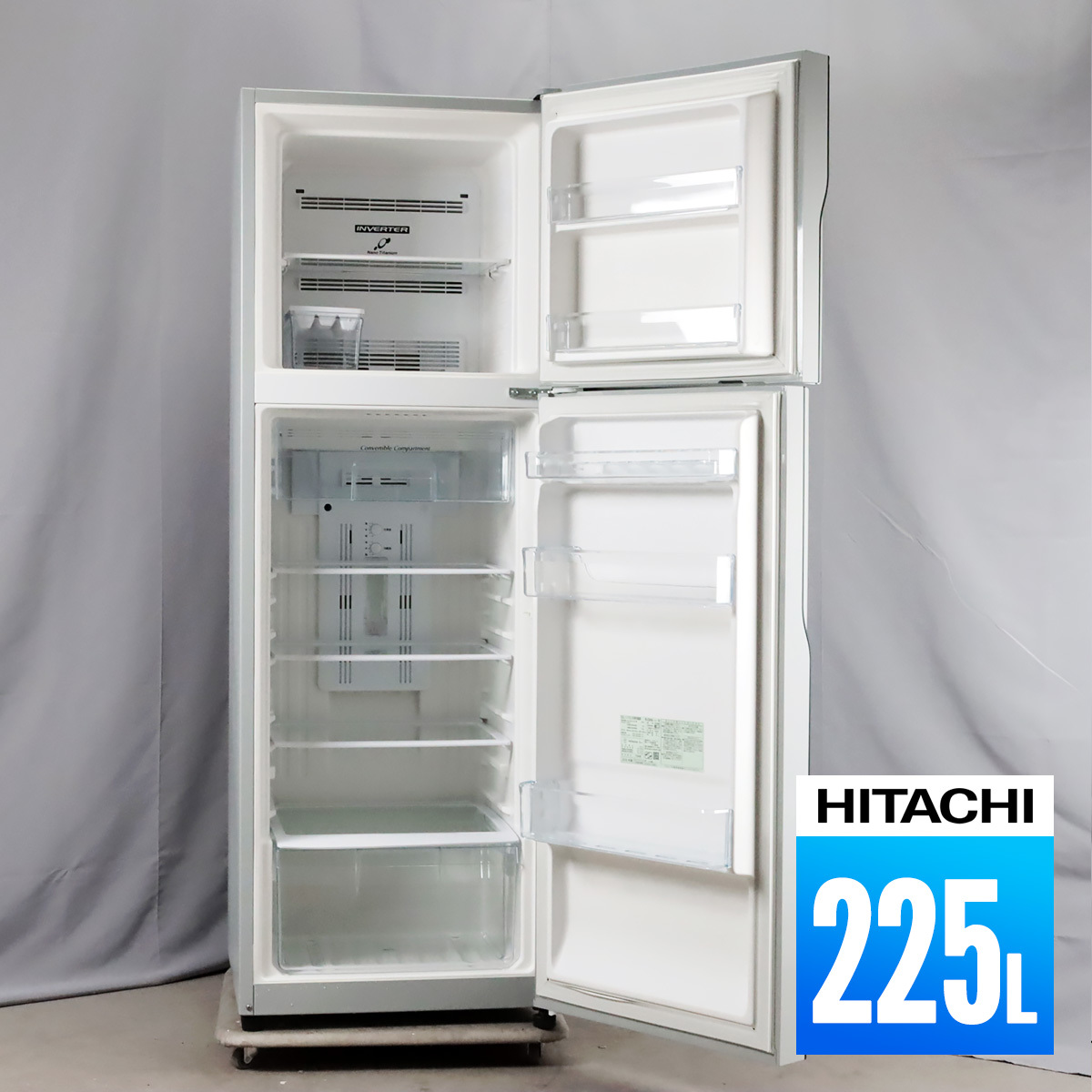 2018年製 HITACHI ノンフロン冷凍冷蔵庫2ドア R-23HA 225L-