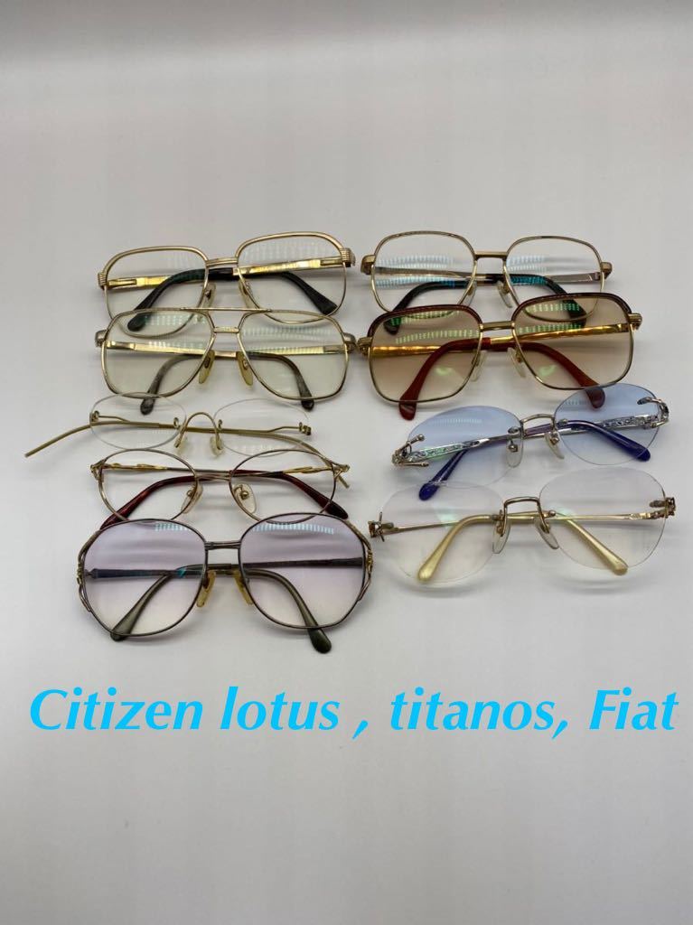 RODENSTOCK ドイツ製 citizen lotus, titanos、 gres 18k dec まとめ　眼鏡　フレーム　度に入り　日本製_画像1