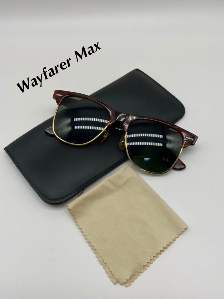 レイバン Usa B&L Wayfarer Max 鼈甲色　ボシュロム vintage ゴールド　G15 _画像1