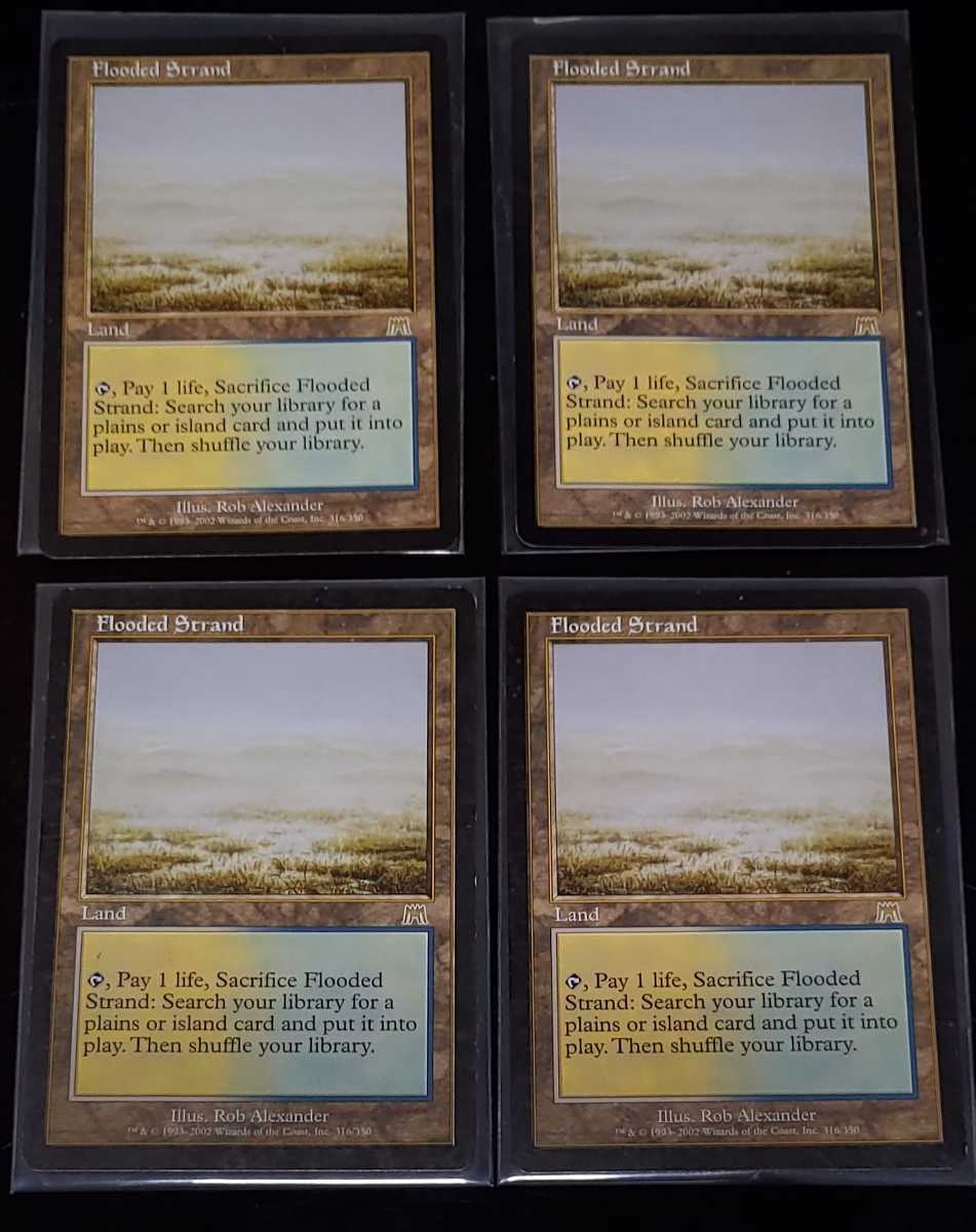 MTG 溢れかえる岸辺 Flooded Strand [ONS] 英語４枚セット stomaservice.uz