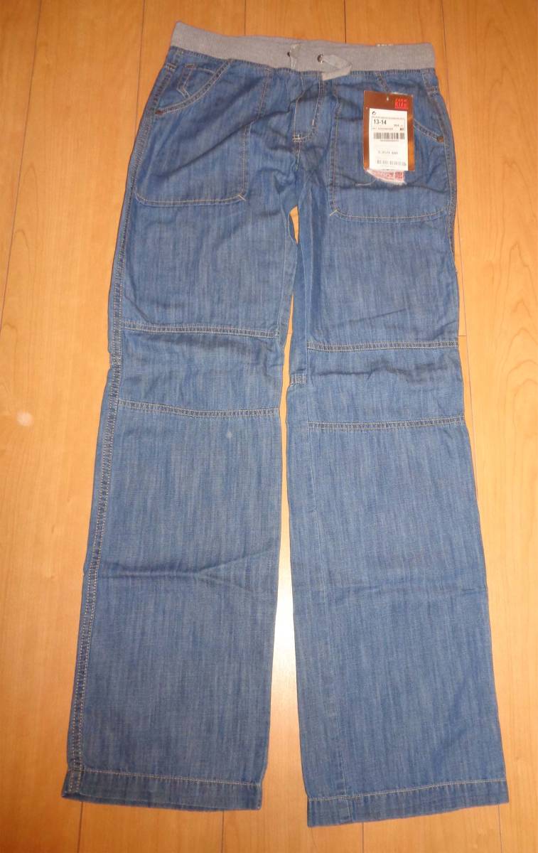 Yahoo!オークション - ZARA ザラ キッズ デニム・イージーパンツ13-14/...