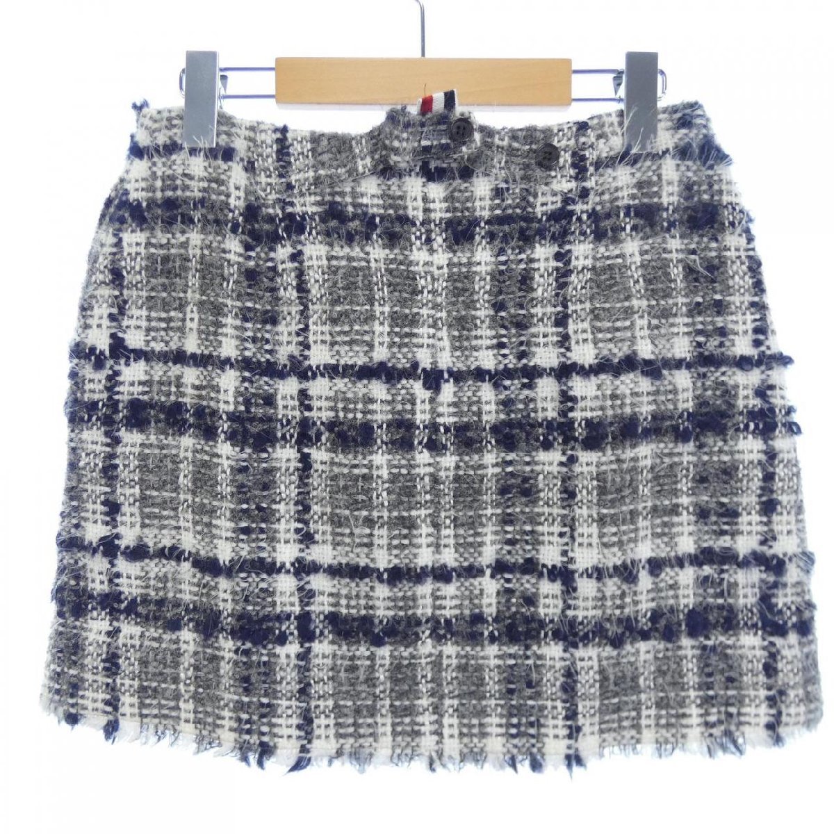 THOM BROWNEトムブラウン プリーツツイードスカート トムブラウン THOM BROWNE スカート