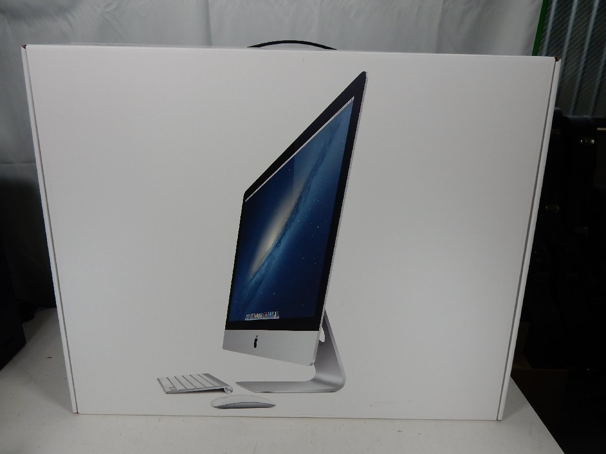未使用品?Apple iMac MD095J/A 27-inch Late 2012 Corei5 8GB 1TB
