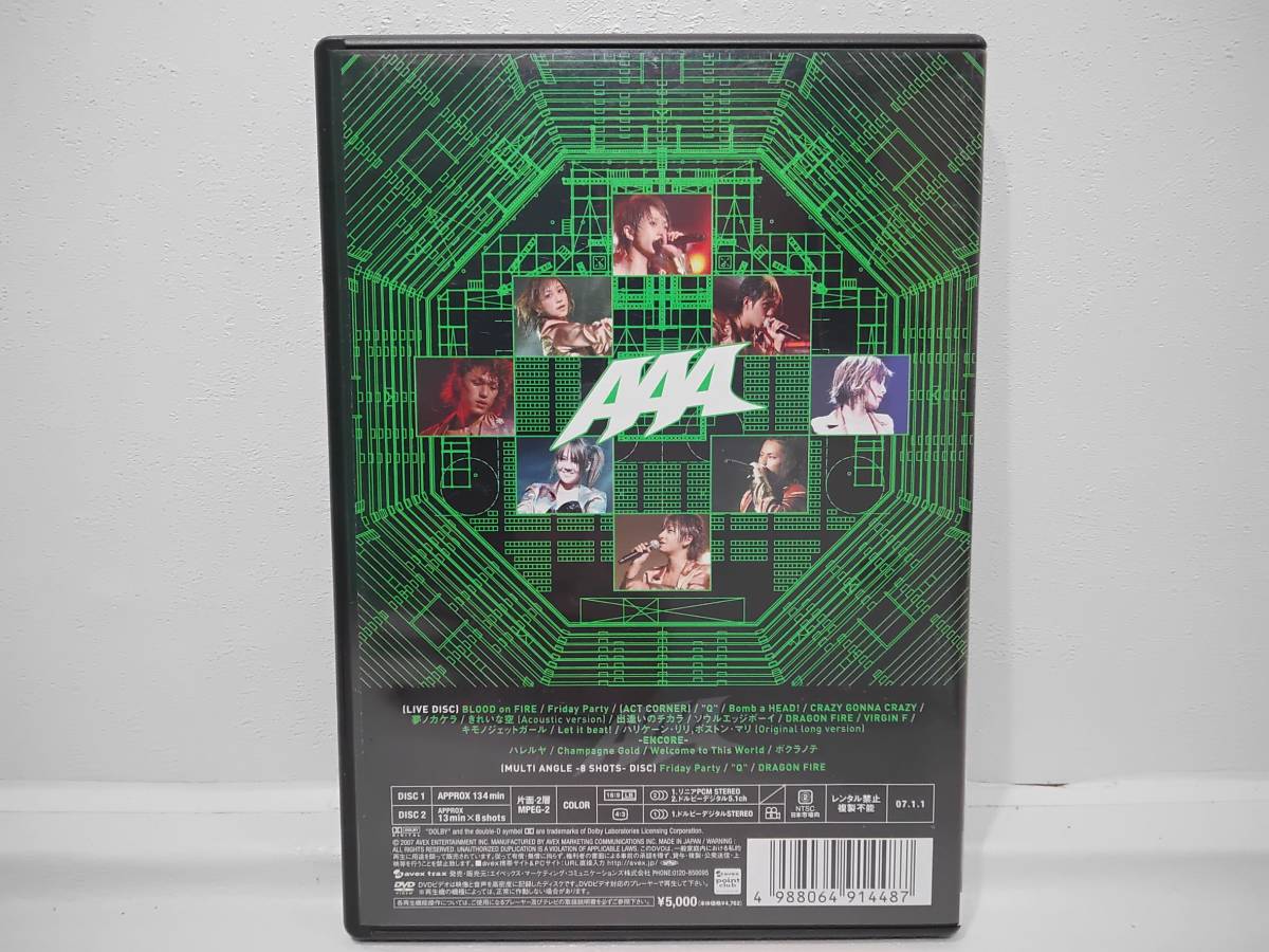 DVD AAA 1st Anniversary Live 3rd ATTACK　060913 at日本武道館_画像2