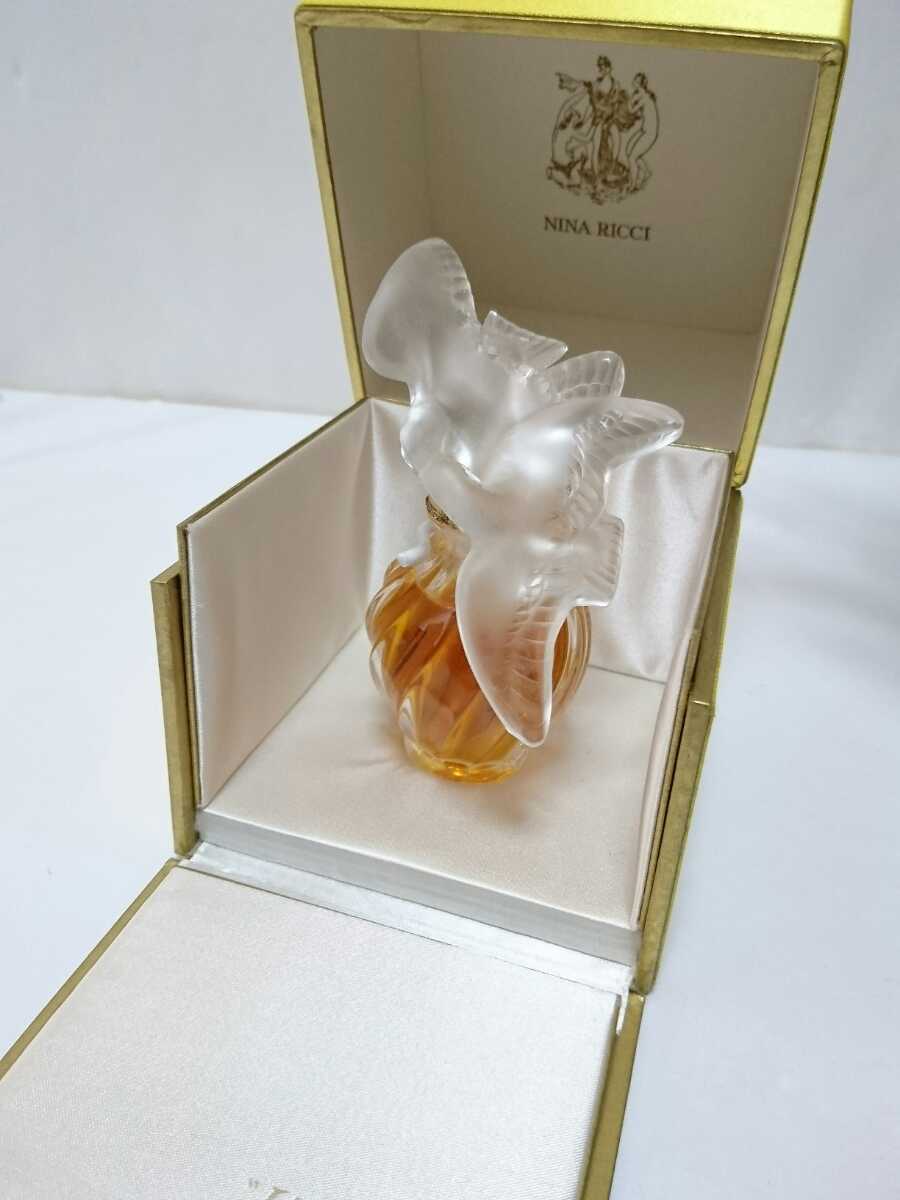  unused Nina Ricci rail te. tongue Pal fam30mllalik bottle 2 feather dove NINA RICCI L\'Air du Temps PARFUM LALIQUE outside fixed form shipping 510 jpy 