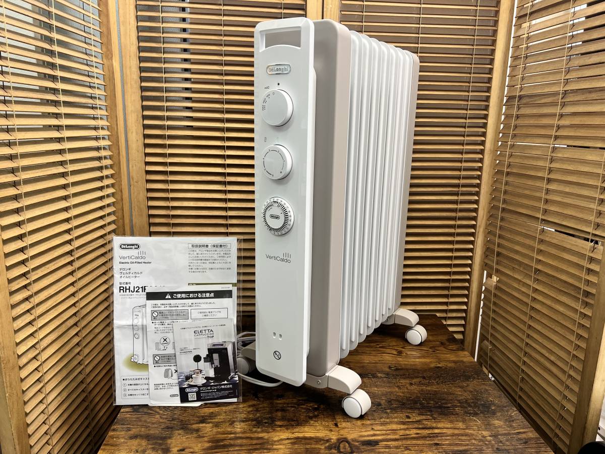 美品 DeLonghi デロンギ オイルヒーター RHJ21F0812 100%品質 5510円