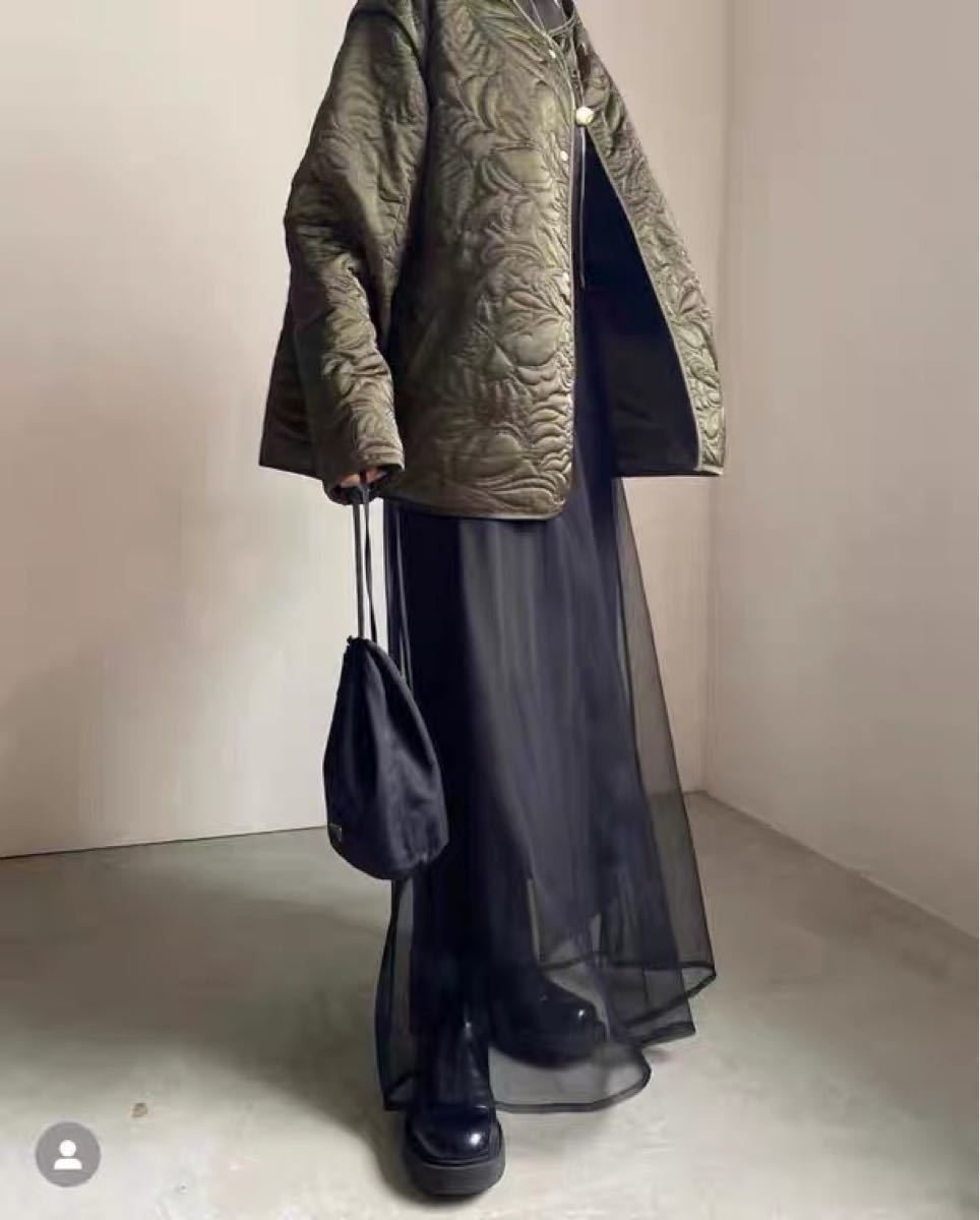 2WAY LEAF PATTERN QUILTING COAT 愛用 spektakel.wien