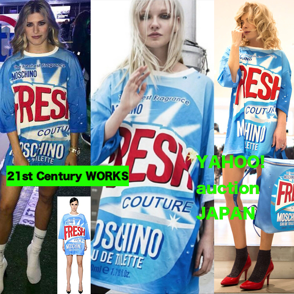 MOSCHINO モスキーノ Jeremy Scott ジェレミー FRESH BIG T S/XS 特価!