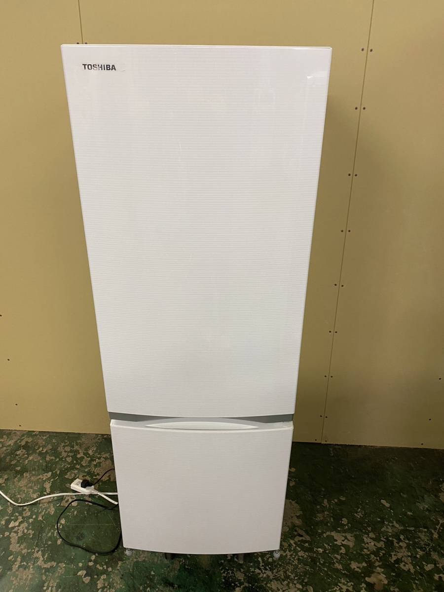 TOSHIBA　ノンフロン冷凍冷蔵庫　GR-M17BS(W)　171　2018年製_画像1